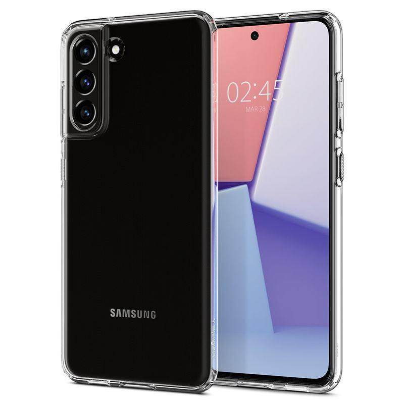 Spigen Skystųjų kristalų dėklas, skirtas Samsung Galaxy S21 FE - skaidrus