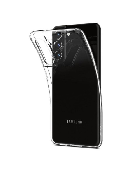 Spigen Skystųjų kristalų dėklas, skirtas Samsung Galaxy S21 FE - skaidrus Spigen Skystųjų kristalų dėklas, skirtas Samsung Galaxy S21 FE - skaidrus
