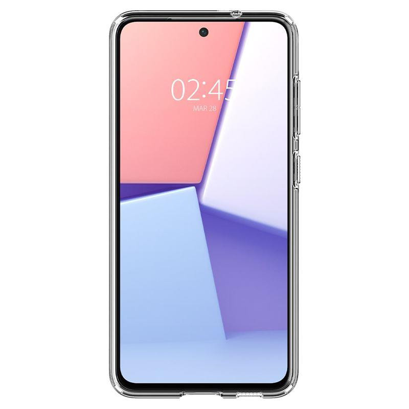 Spigen Skystųjų kristalų dėklas, skirtas Samsung Galaxy S21 FE - skaidrus
