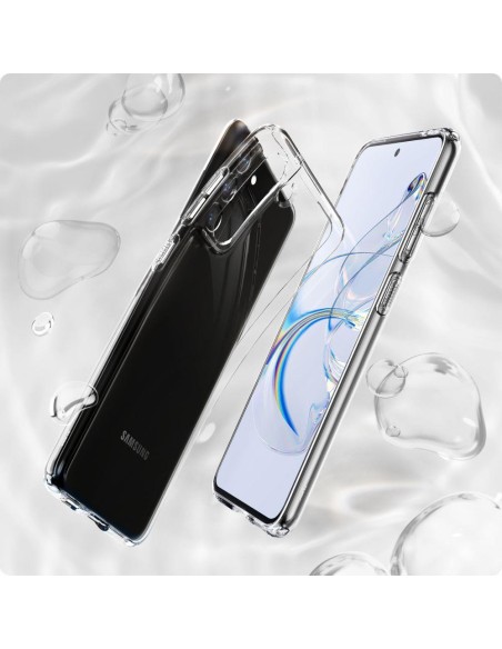 Spigen Skystųjų kristalų dėklas, skirtas Samsung Galaxy S21 FE - skaidrus Spigen Skystųjų kristalų dėklas, skirtas Samsung Galaxy S21 FE - skaidrus