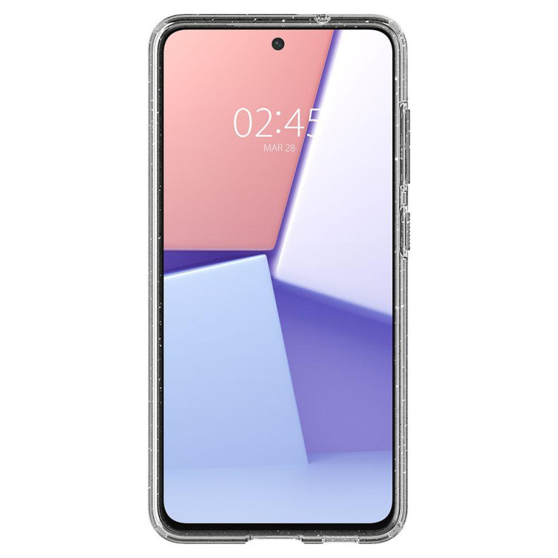 Spigen Skystųjų kristalų dėklas, skirtas Samsung Galaxy S21 FE - skaidrus ir blizgantis