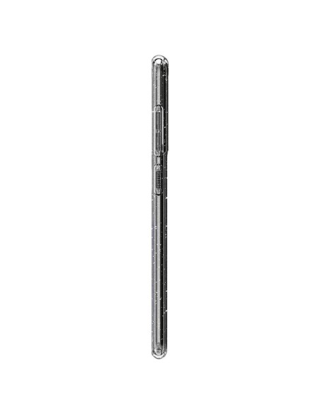 Spigen Skystųjų kristalų dėklas, skirtas Samsung Galaxy S21 FE - skaidrus ir blizgantis Spigen Skystųjų kristalų dėklas, skirtas Samsung Galaxy S21 FE - skaidrus ir blizgantis