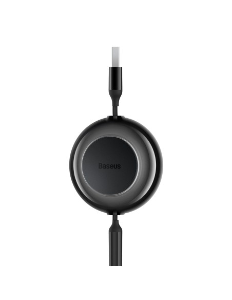 Bright Mirror 2 kabelis 3in1 USB Type A microUSB + iPhone Lightning + USB-C 3.5A 1.1m juodas Bright Mirror 2 kabelis 3in1 USB Type A microUSB + iPhone Lightning + USB-C 3.5A 1.1m juodas