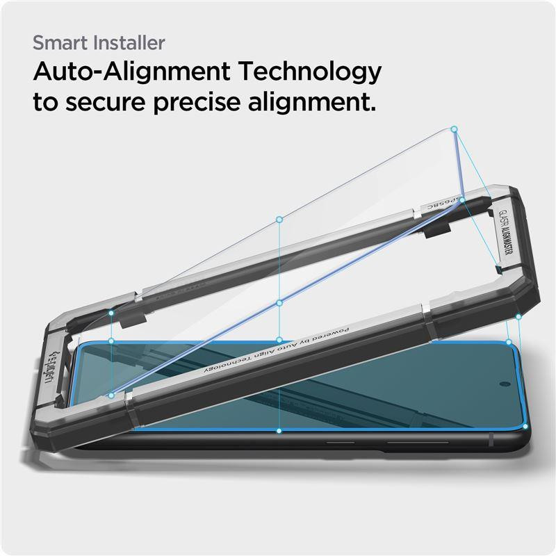 Spigen ALM Glas.tR grūdintas stiklas Samsung Galaxy S21 FE - 2 vnt. Spigen ALM Glas.tR grūdintas stiklas Samsung Galaxy S21 FE - 2 vnt.