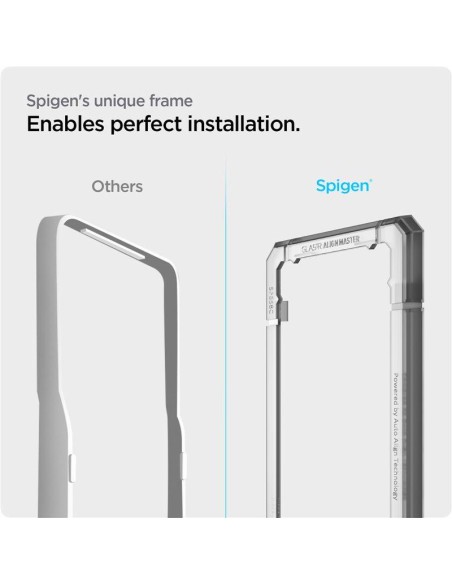 Spigen ALM Glas.tR grūdintas stiklas Samsung Galaxy S21 FE - 2 vnt. Spigen ALM Glas.tR grūdintas stiklas Samsung Galaxy S21 FE - 2 vnt.