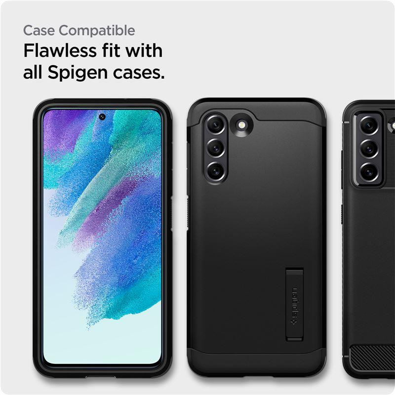 Spigen ALM Glas.tR grūdintas stiklas Samsung Galaxy S21 FE - 2 vnt.