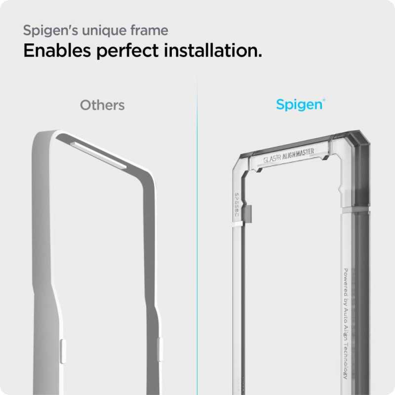 Spigen ALM Glas.tR grūdintas stiklas Samsung Galaxy S21 FE - 2 vnt.