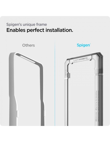 Spigen ALM Glas.tR grūdintas stiklas Samsung Galaxy S21 FE - 2 vnt. Spigen ALM Glas.tR grūdintas stiklas Samsung Galaxy S21 FE - 2 vnt.
