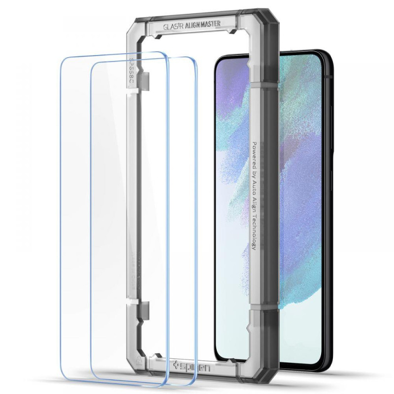 Spigen ALM Glas.tR grūdintas stiklas Samsung Galaxy S21 FE - 2 vnt.