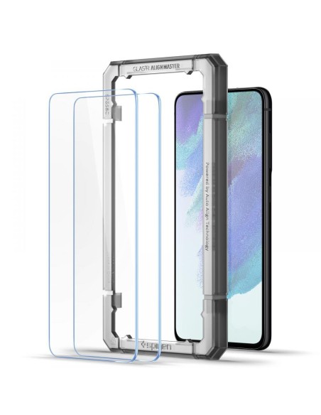 Spigen ALM Glas.tR grūdintas stiklas Samsung Galaxy S21 FE - 2 vnt. Spigen ALM Glas.tR grūdintas stiklas Samsung Galaxy S21 FE - 2 vnt.