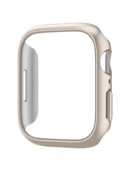 Spigen Thin Fit dėklas Apple Watch 7/ 8 (41 mm) - smėlio spalvos Spigen Thin Fit dėklas Apple Watch 7/ 8 (41 mm) - smėlio spalvos