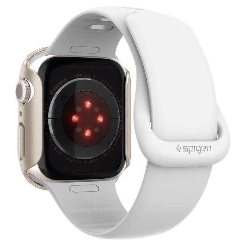 Spigen Thin Fit dėklas Apple Watch 7/ 8 (41 mm) - smėlio spalvos