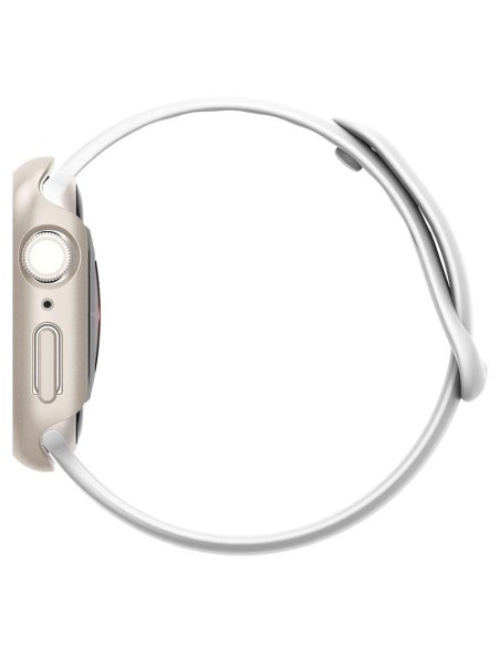 Spigen Thin Fit dėklas Apple Watch 7/ 8 (41 mm) - smėlio spalvos Spigen Thin Fit dėklas Apple Watch 7/ 8 (41 mm) - smėlio spalvos