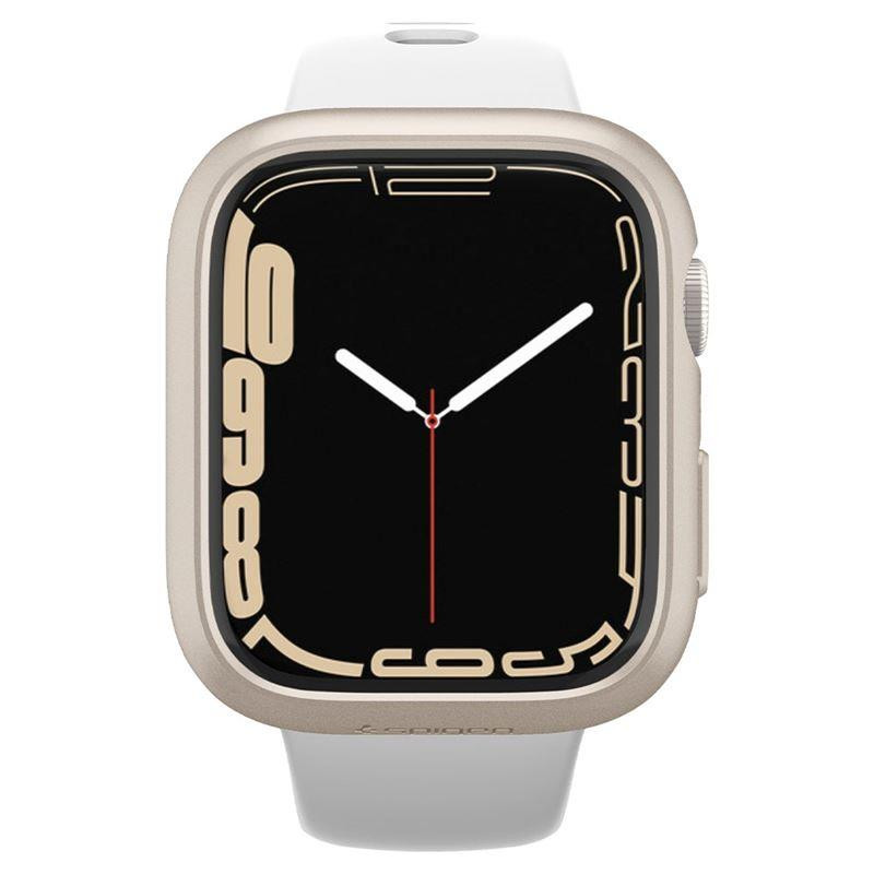 Spigen Thin Fit dėklas Apple Watch 7/ 8 (41 mm) - smėlio spalvos