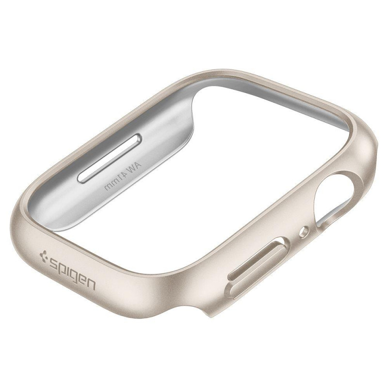 Spigen Thin Fit dėklas Apple Watch 7/ 8 (41 mm) - smėlio spalvos