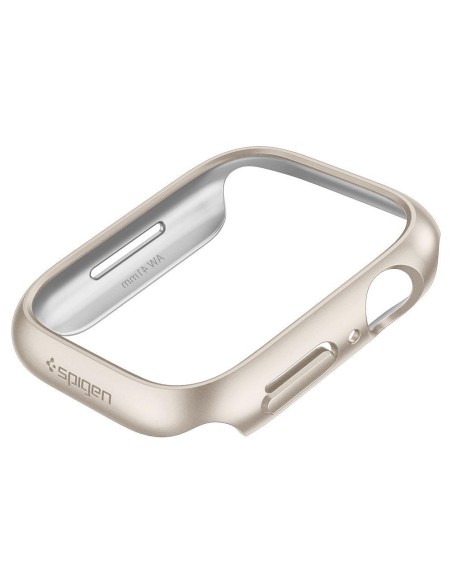 Spigen Thin Fit dėklas Apple Watch 7/ 8 (41 mm) - smėlio spalvos Spigen Thin Fit dėklas Apple Watch 7/ 8 (41 mm) - smėlio spalvos