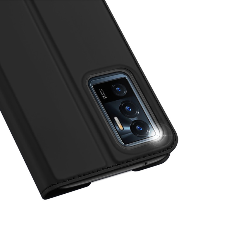 Dux Ducis Skin Pro dėklo dėklo dangtelis su atvartu Vivo V23e juodas