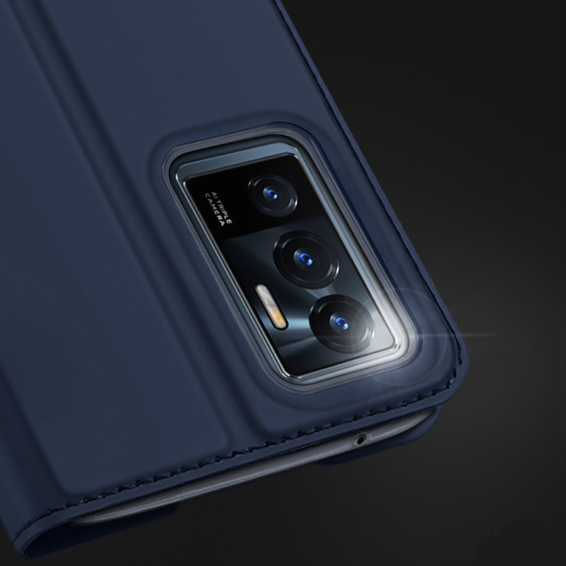 Dux Ducis Skin Pro dėklo dėklo dangtelis su atvartu Vivo V23e juodas