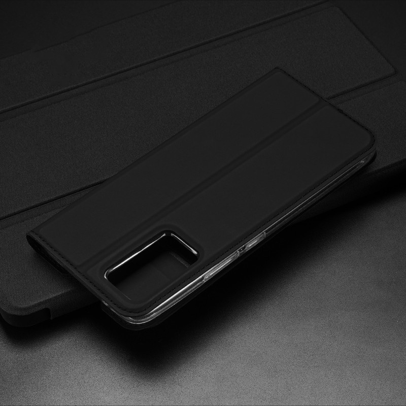 Dux Ducis Skin Pro dėklo dėklo dangtelis su atvartu Vivo V23e juodas