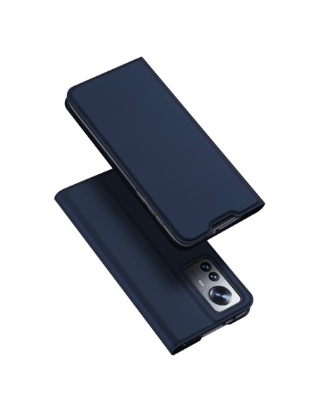 Dux Ducis Skin Pro dėklo dėklo dangtelis su atvartu, skirtas Xiaomi 12 Pro mėlynai Dux Ducis Skin Pro dėklo dėklo dangtelis su atvartu, skirtas Xiaomi 12 Pro mėlynai