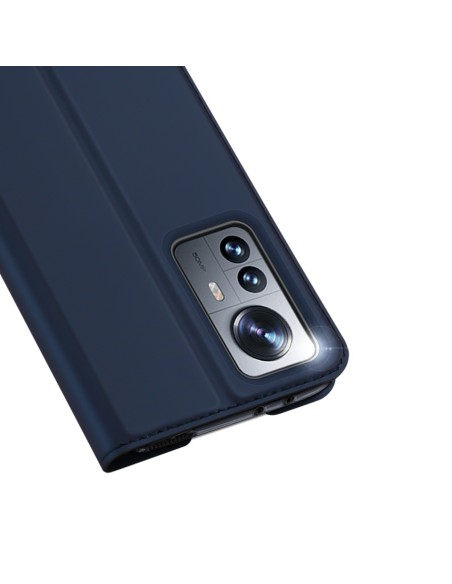 Dux Ducis Skin Pro dėklo dėklo dangtelis su atvartu, skirtas Xiaomi 12 Pro mėlynai Dux Ducis Skin Pro dėklo dėklo dangtelis su atvartu, skirtas Xiaomi 12 Pro mėlynai