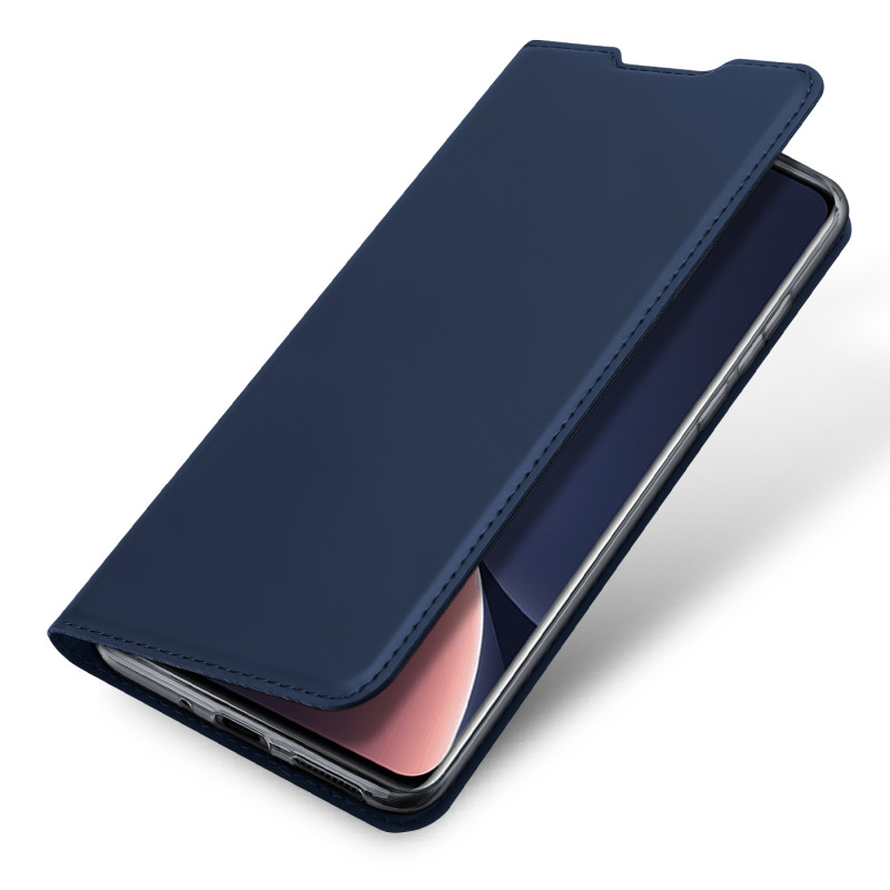 Dux Ducis Skin Pro dėklo dėklo dangtelis su atvartu, skirtas Xiaomi 12 Pro mėlynai