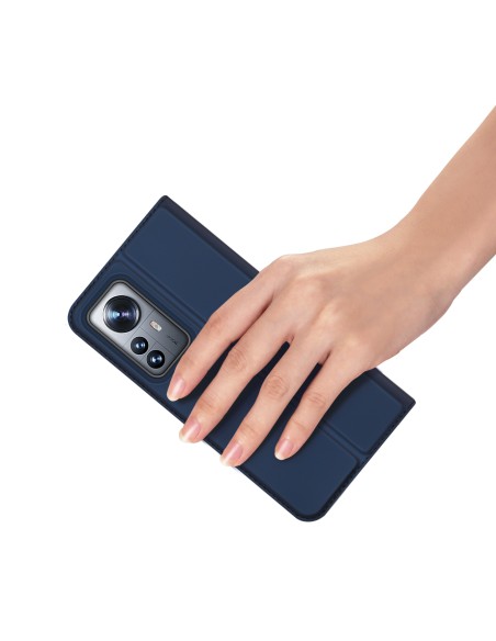 Dux Ducis Skin Pro dėklo dėklo dangtelis su atvartu, skirtas Xiaomi 12 Pro mėlynai Dux Ducis Skin Pro dėklo dėklo dangtelis su atvartu, skirtas Xiaomi 12 Pro mėlynai