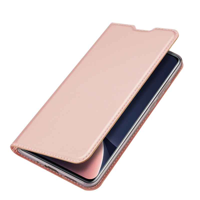 Dux Ducis Skin Pro dėklo dėklo dangtelis su atvartu, skirtas Xiaomi 12 Pro rožinei