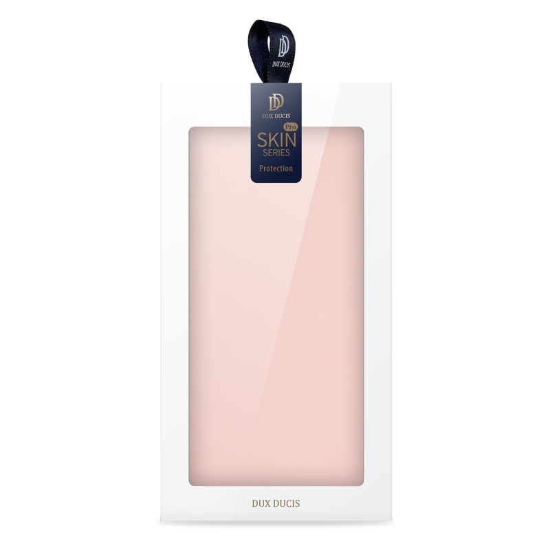 Dux Ducis Skin Pro dėklo dėklo dangtelis su atvartu, skirtas Xiaomi 12 Pro rožinei