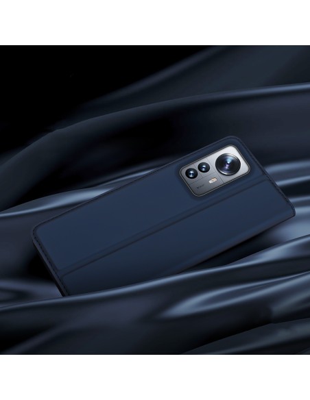 Dux Ducis Skin Pro dėklo dėklo dangtelis su atvartu, skirtas Xiaomi 12 Pro rožinei Dux Ducis Skin Pro dėklo dėklo dangtelis su atvartu, skirtas Xiaomi 12 Pro rožinei