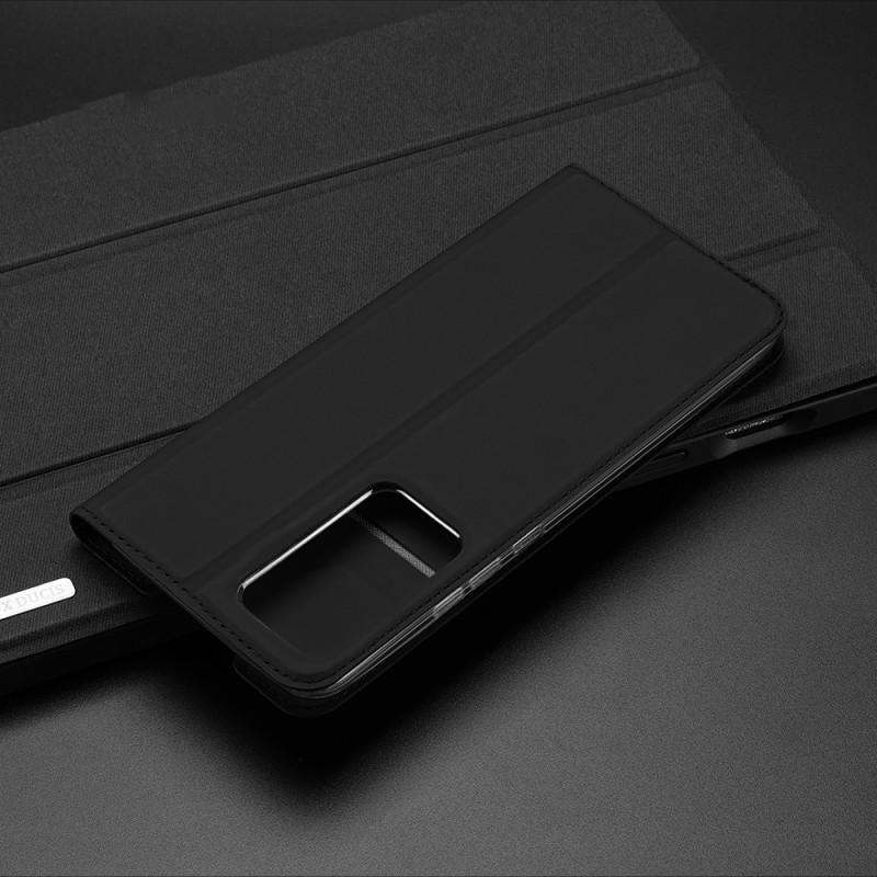 Dux Ducis Skin Pro dėklo dėklo dangtelis su atvartu, skirtas Xiaomi 12 Pro rožinei