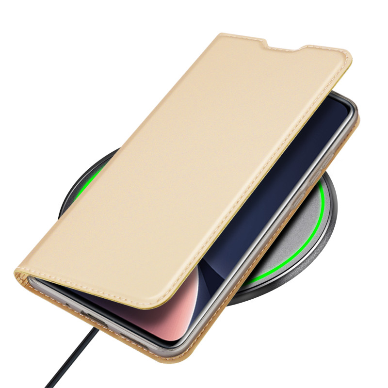 Dux Ducis Skin Pro dėklo dėklo dangtelis su atvartu, skirtas Xiaomi 12 Pro auksui