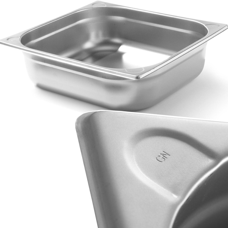 Kitchen Line GN 2/3 plieninis konteineris, aukštis 65 mm - Hendi 806227