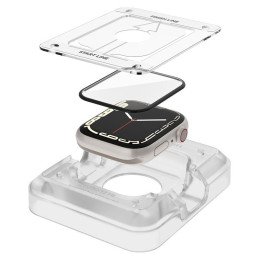 Spigen ProFlex EZ Fit hibridinis stiklas Apple Watch 7 / 8 (45 mm) - 2 vnt.