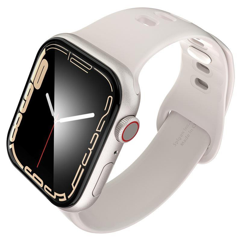 Spigen ProFlex EZ Fit hibridinis stiklas Apple Watch 7 / 8 (41 mm) - 2 vnt.