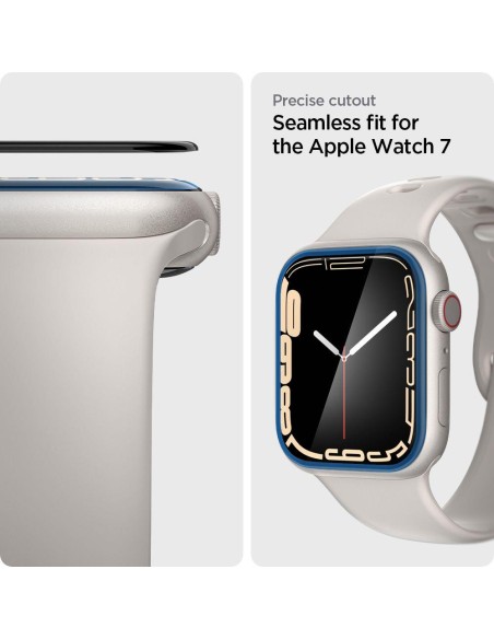 Spigen ProFlex EZ Fit hibridinis stiklas Apple Watch 7 / 8 (41 mm) - 2 vnt. Spigen ProFlex EZ Fit hibridinis stiklas Apple Watch 7 / 8 (41 mm) - 2 vnt.