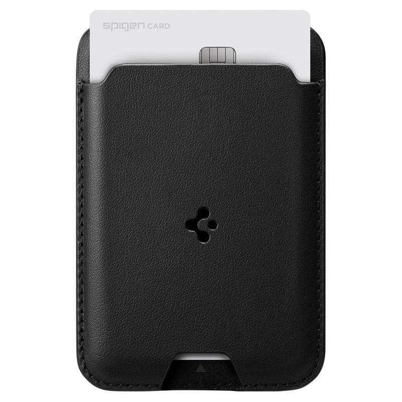 Spigen Valentinus magnetinė piniginė su MagSafe - juoda