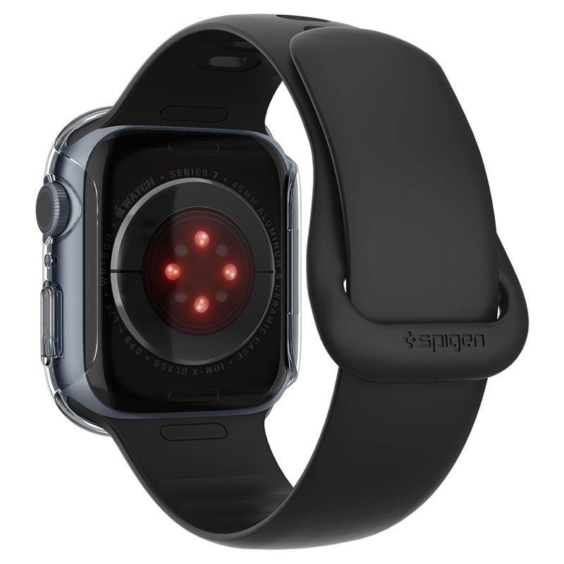 Spigen Thin Fit dėklas Apple Watch 7/ 8 (45 mm) - skaidrus