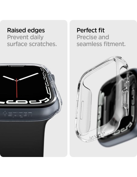 Spigen Thin Fit dėklas Apple Watch 7/ 8 (45 mm) - skaidrus Spigen Thin Fit dėklas Apple Watch 7/ 8 (45 mm) - skaidrus