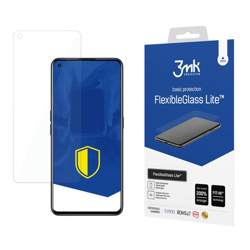 3mk „FlexibleGlass Lite™“ hibridinis stiklas „Realme GT Neo 2 5G“ / „GT Neo 3T 5G“