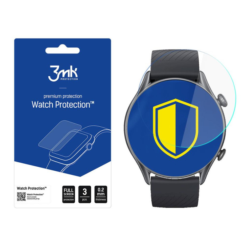 3mk Watch Protection™ v. ARC+ apsauginė plėvelė, skirta Xiaomi Amazfit GTR 3 Pro