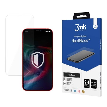 9H 3mk HardGlass™ stiklas, skirtas iPhone 13 Pro Max 9H 3mk HardGlass™ stiklas, skirtas iPhone 13 Pro Max