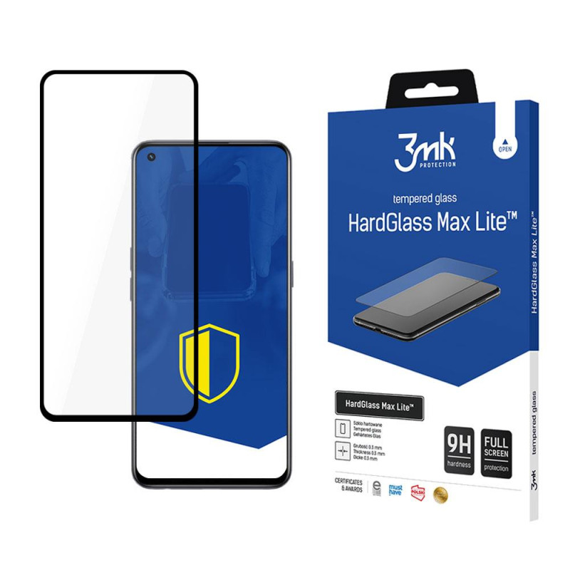 9H 3mk HardGlass Max Lite™ stiklas „Realme GT Master“.