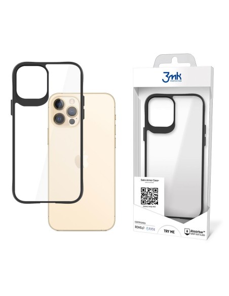 3mk Satin Armor Case+ dėklas, skirtas iPhone 12 Pro Max - skaidrus 3mk Satin Armor Case+ dėklas, skirtas iPhone 12 Pro Max - skaidrus