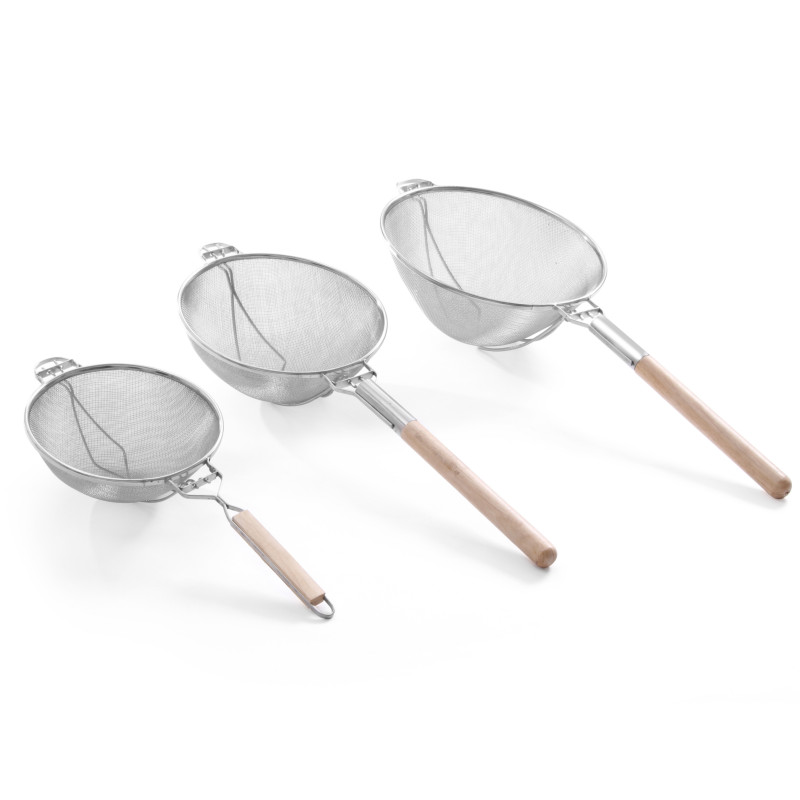 Profesionalus filtras su dvigubu tinkleliu, plieninis, sk. 310 mm - Hendi 639016