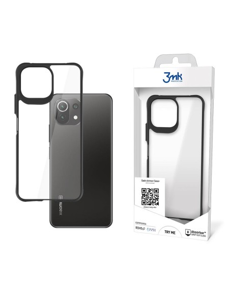 3mk Satin Armor Case+, skirtas Xiaomi Mi 11 Lite 4G / 5G / 11 Lite 5G NE – skaidrus 3mk Satin Armor Case+, skirtas Xiaomi Mi 11 Lite 4G / 5G / 11 Lite 5G NE – skaidrus