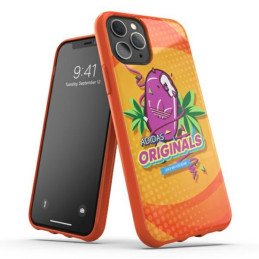 Adidas Molded Case BODEGA dėklas iPhone 11 Pro - oranžinis