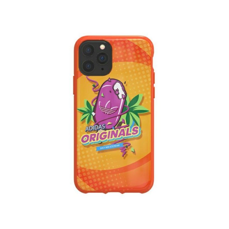 Adidas Molded Case BODEGA dėklas iPhone 11 Pro - oranžinis