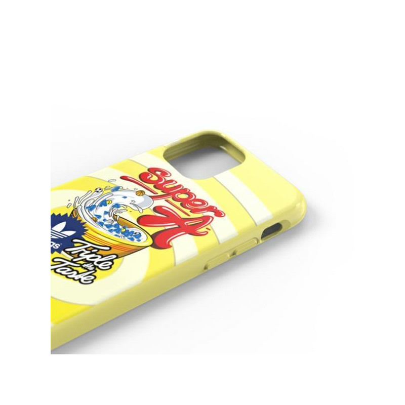 Adidas Molded Case BODEGA dėklas skirtas iPhone 11 Pro - geltonas