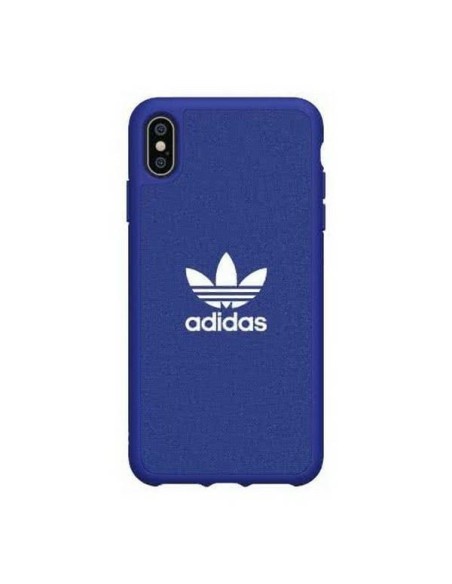 Adidas OR Molded Case Canvas dėklas iPhone Xs Max - mėlynas Adidas OR Molded Case Canvas dėklas iPhone Xs Max - mėlynas